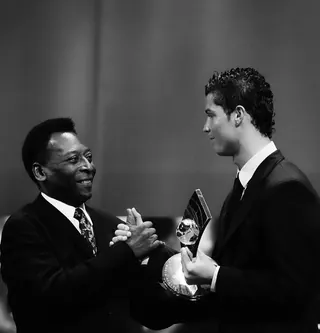 Cristiano Ronaldo photo: Os meus profundos sentimentos a todo o Brasil, e em particular à família do senh