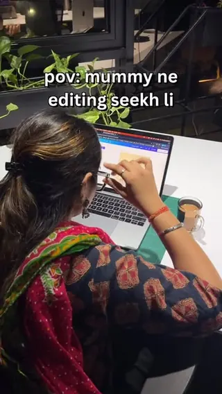 Canva India reel: mummy k haato me jaadu hai [ editing mummy Canva fun wholesome genz edit cute ]