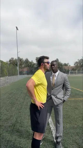 Khabane Lame reel: Was the ball out, or was it just my imagination? 🤨#learnfromkhaby #comedy