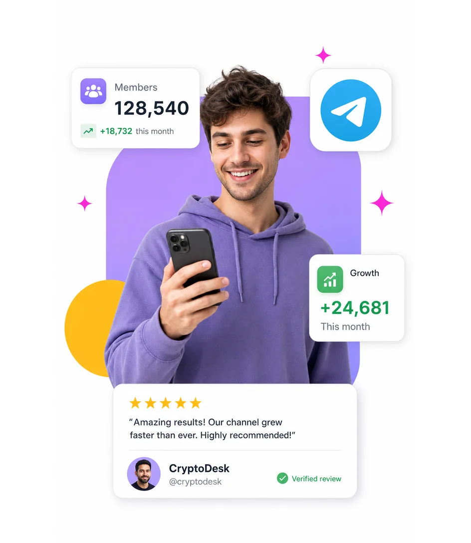 Buy Telegram followers, likes and views with FastSocial