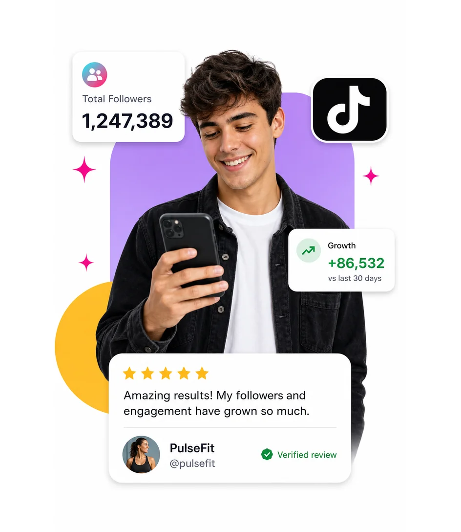 Buy TikTok followers, likes and views with FastSocial