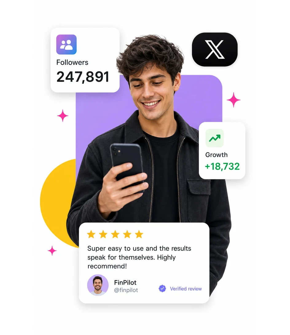 Buy Twitter / X followers, likes and views with FastSocial