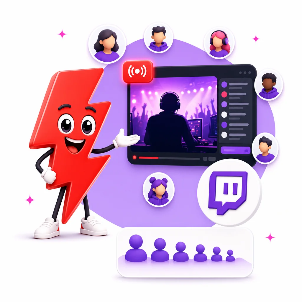 Buy Twitch Live Viewers